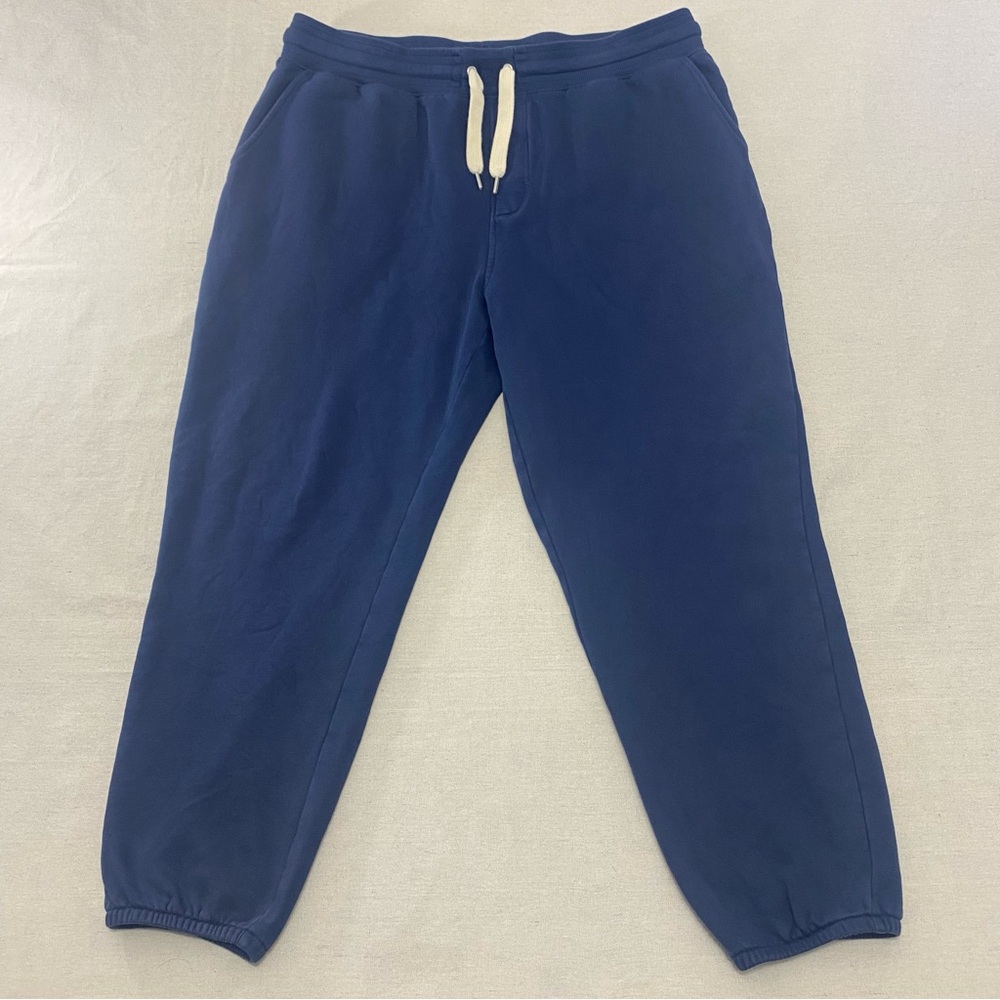 Outerknown Sweatpants Men XL Navy Blue Jogger Casual Comfort Stretch Drawstrings